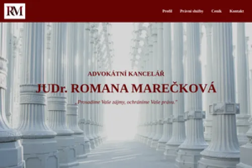 Advokátní kancelář JUDr. Romana Marečková